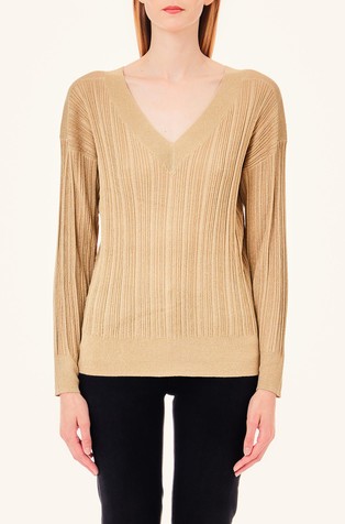 Pleten pulover s lurex® vlaknima