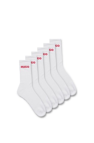 Paket od šest pari čarapa od mješavine pamuka s logotipom