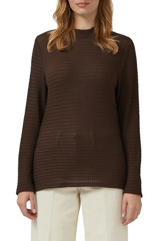 Longsleeve made from lace knit in a slim fit