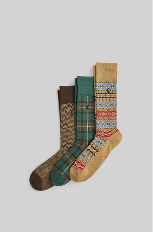 Paket od 3 para Pony čarapa s uzorkom