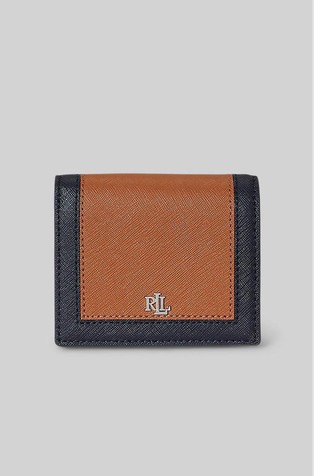 Kožni novčanik s raznobojnim blokovima