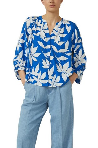 Strukturirana bluza sa širokim rukavima