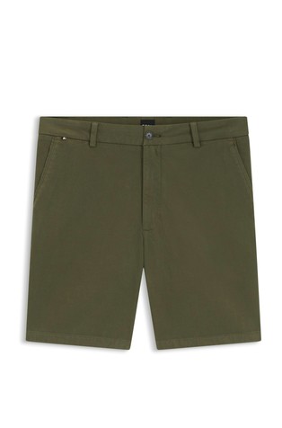 Modern-fit shorts in stretch cotton