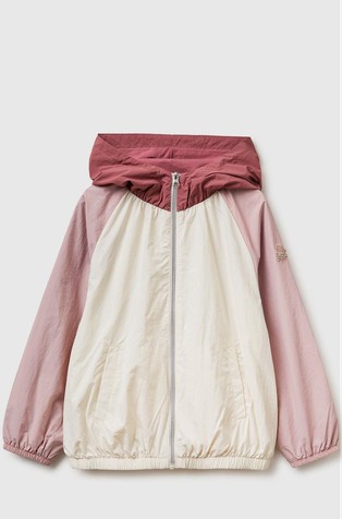 Water-repellent nylon jacket with hood