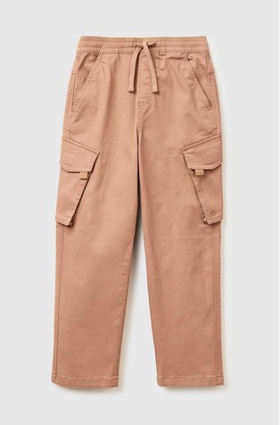 Stretch cotton cargo pants