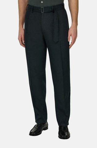 Linen Trousers With Belt