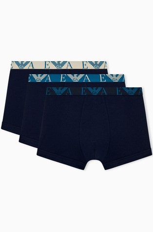 Paket od 3 para bokserica od rastezljivog pamuka s monogramom