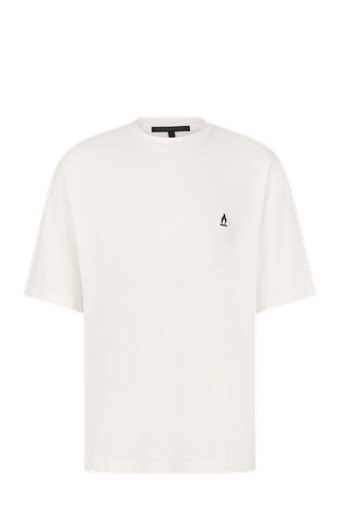 Relaxed fit majica kratkih rukava od organskog pamuka