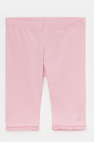 Pamučne tajice s čipkastim detaljem