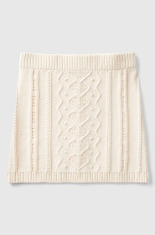 Teksturirano pletena mini suknja