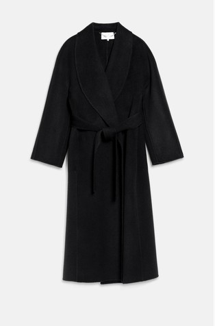 Wool-blend coat