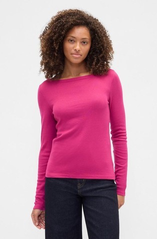 Ženska majica dugih rukava s čamac izrezom