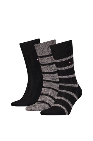 Paket od 3 para klasičnih čarapa od melirane mješavine pamuka