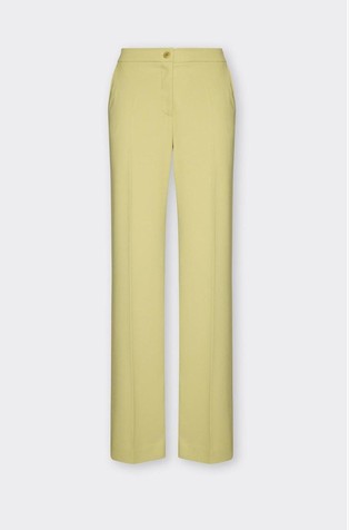 Straight fit hlače od krep tkanine