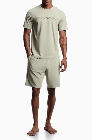 Pidžama kratkih rukava od rastezljivog pamuka