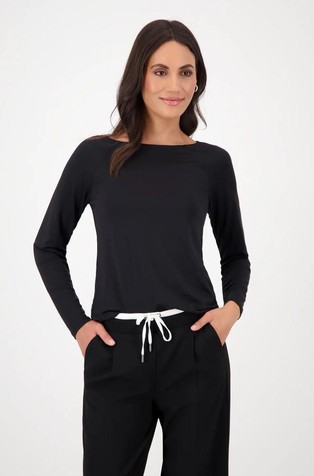 Majica dugih rukava od mješavine viskoze