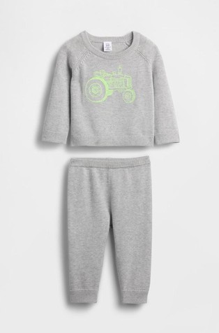 2-dijelni pleten komplet za bebe