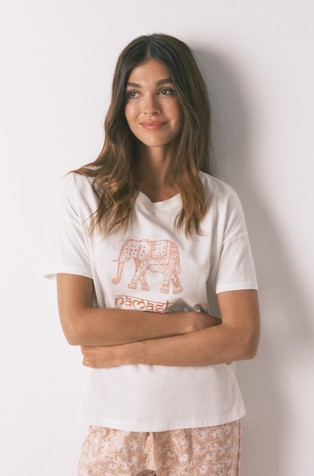 Namaste pamučni gornji dio pidžame kratkih rukava