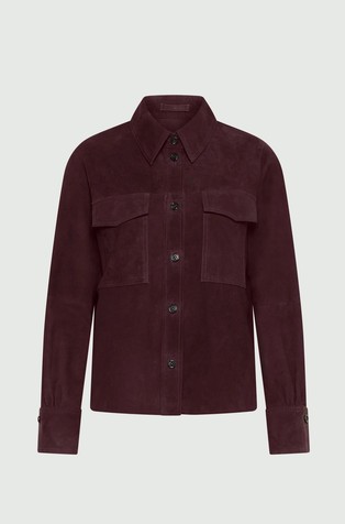 Košulja-jakna od brušene kože