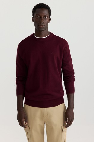Knit round neck jumper