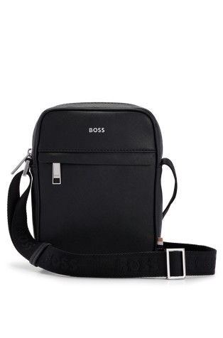 Reporter bag with logo detail