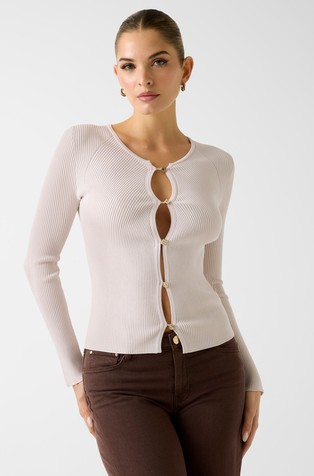 Kardigan s logo gumbima