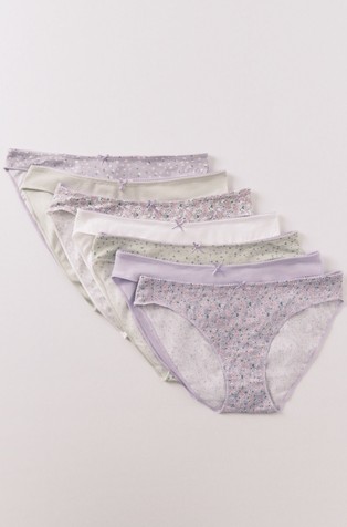 Paket od 7 pari gaćica od rastezljivog pamuka