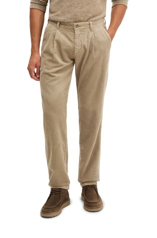 Tapered fit baršunaste hlače od organskog pamuka