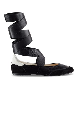 Dancing SKIN leather ballerinas