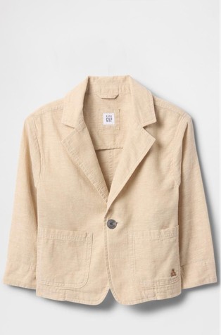 Sako od mješavine lana za djecu dječake