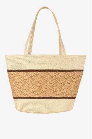 Straw shopper bag