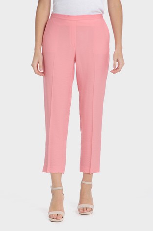 Cropped hlače od mješavine viskoze