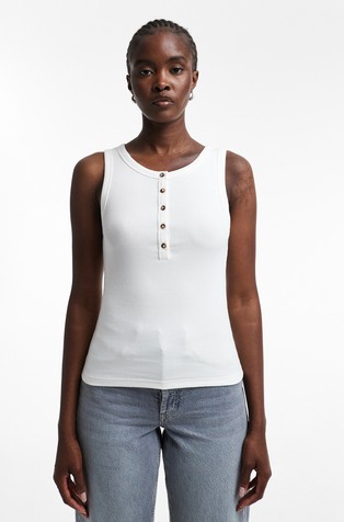 TSELLA stretch cotton tank top