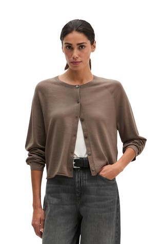 Relaxed fit kardigan od merino vune