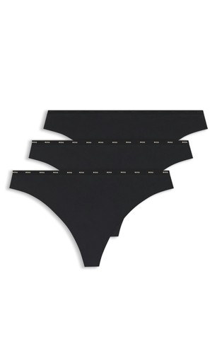 3-pack low-rise thongs