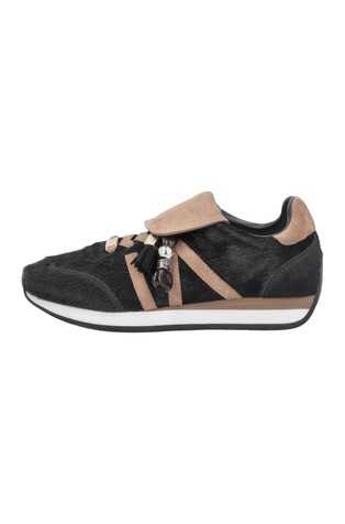 Eclipse sneaker in pony leather with charm