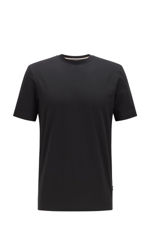Regular-fit cotton T-shirt with short sleeves