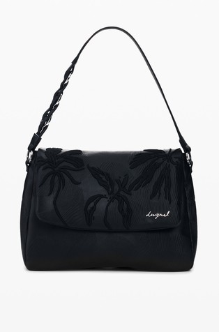 Srednje velik ruksak s izvezenim cvijećem i više načina nošenja