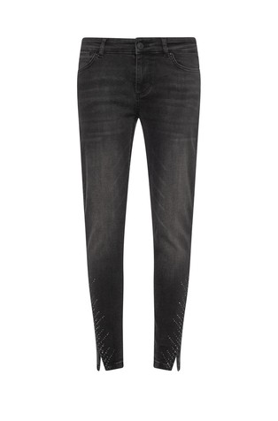 Push-up jeans hlače sa skraćenom dužinom