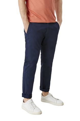 Slim fit pamučne chino hlače