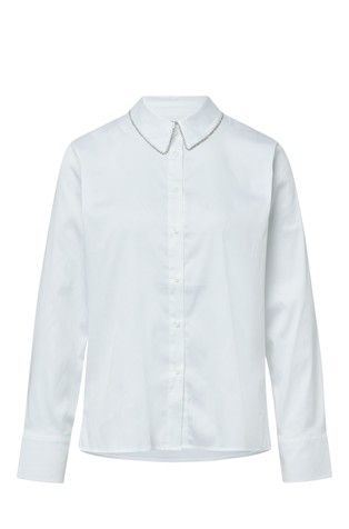 Košulja od mješavine pamuka s ukrasnim kamenčićima