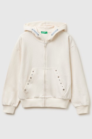 Comfort fit eyelets sweatshirt