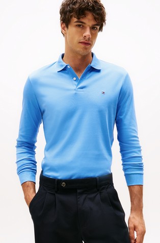 Regular fit polo majica dugih rukava