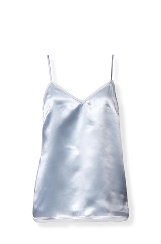 Satenski top s naramenicama