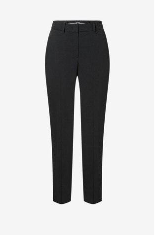 Slim fit trousers in viscose blend