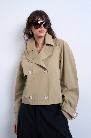 TSMIA short trench-style jacket