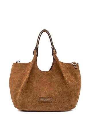 Dua torbica od brušene kože za nošenje preko ramena