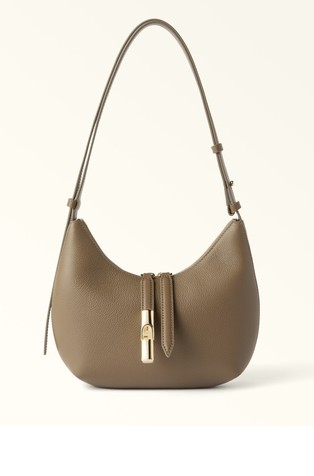 Leather shoulder bag