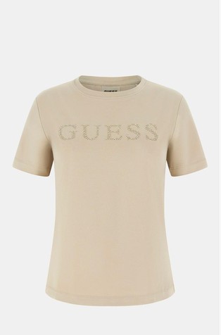 Majica s logotipom od ukrasnih kamenčića