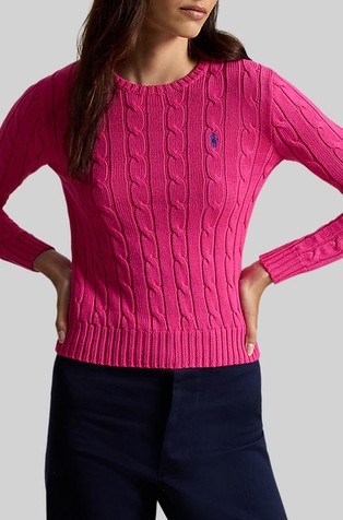 Strukturirano pleten pamučni pulover